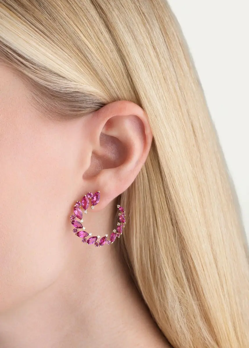Emily P. Wheeler Pollack 18K Yellow Gold, Tourmaline & 0.33 TCW Diamond Earrings | Thumbnail 2 Emily P. Wheeler Pollack 18K Yellow Gold, Tourmaline & 0.33 TCW Diamond Earrings | Thumbnail 2