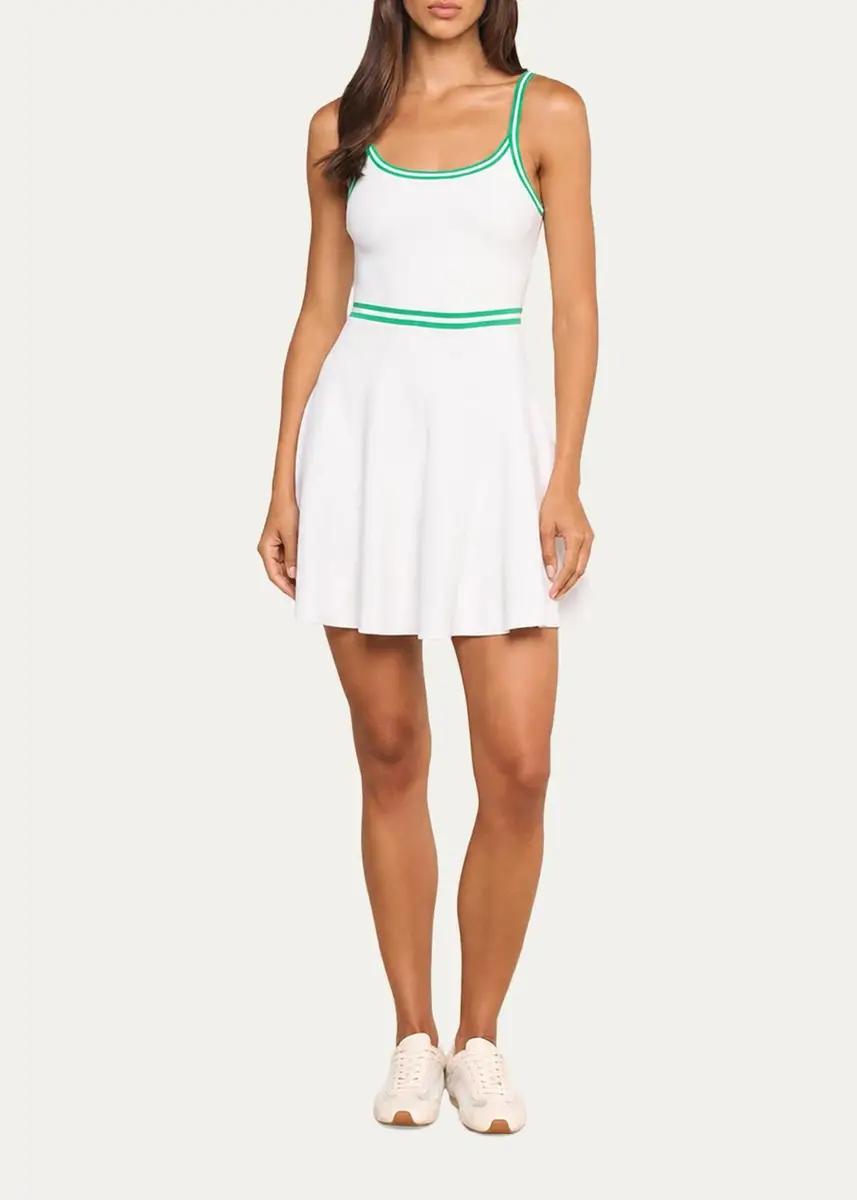 L'Agence Lilibet Knit Tennis Dress | Thumbnail 2 L'Agence Lilibet Knit Tennis Dress | Thumbnail 2