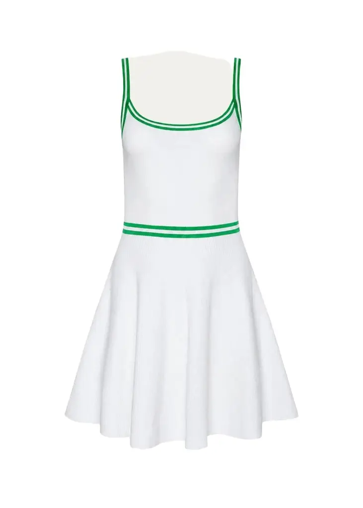 L'Agence Lilibet Knit Tennis Dress