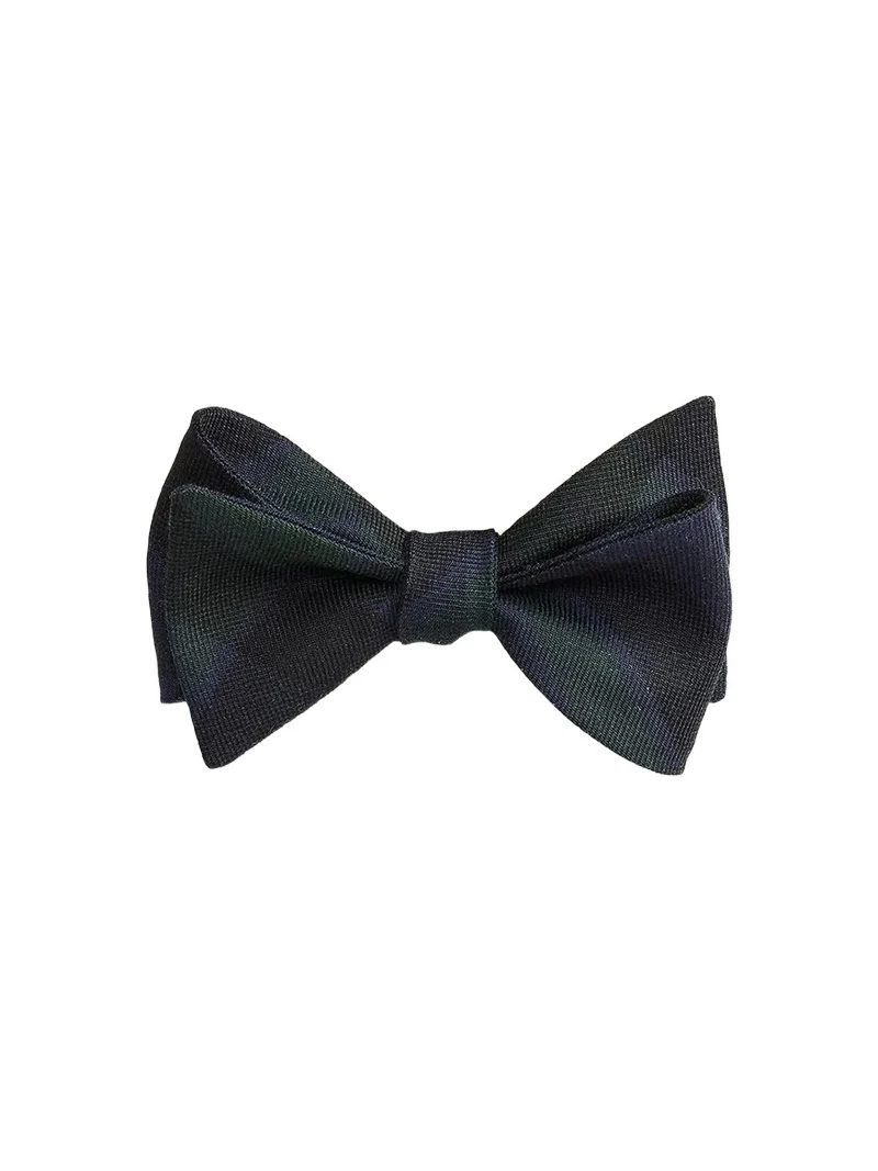 Ralph Lauren Purple Label Men's Plaid-Print Cashmere-Silk Bow Tie