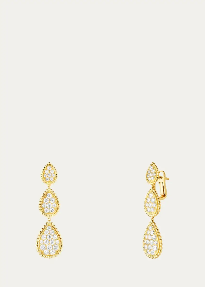 Boucheron Serpent Boheme 18K Yellow Gold Multi Motifs Pendant Earrings | Thumbnail 3 Boucheron Serpent Boheme 18K Yellow Gold Multi Motifs Pendant Earrings | Thumbnail 3