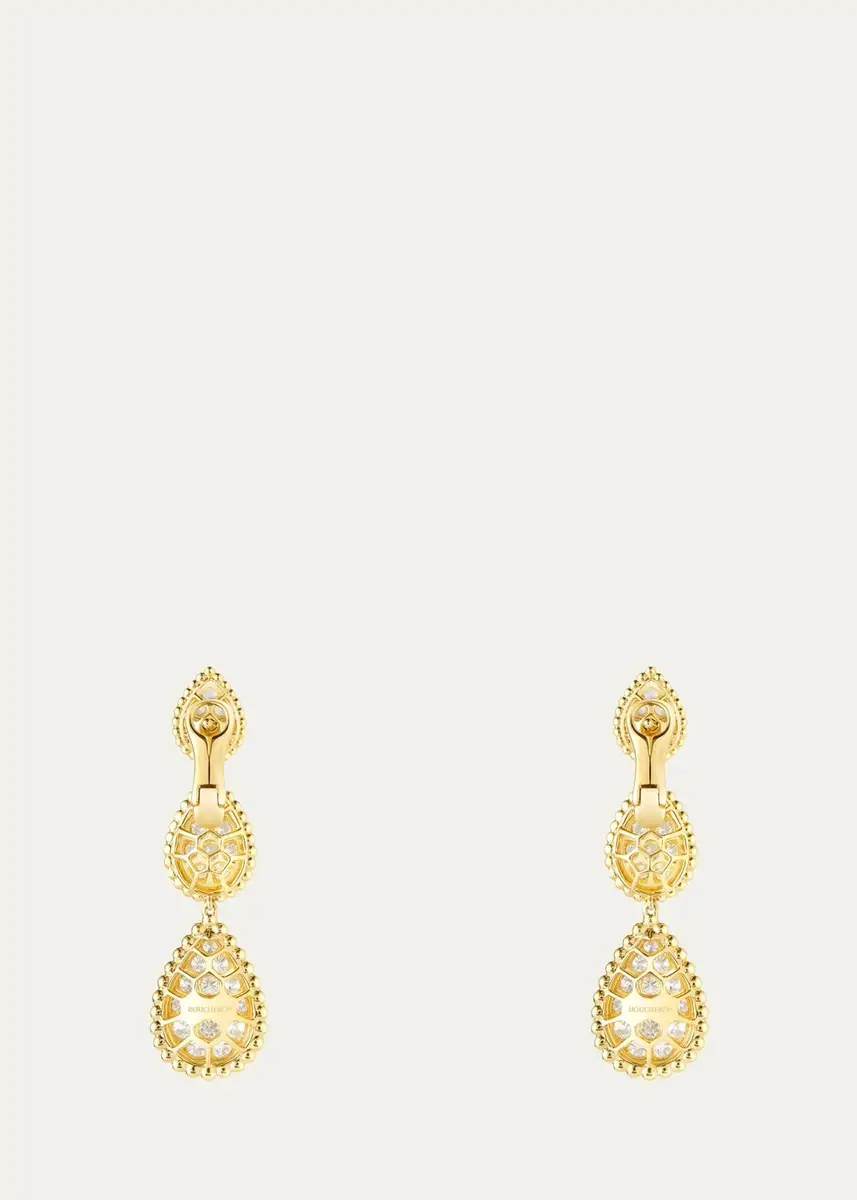 Boucheron Serpent Boheme 18K Yellow Gold Multi Motifs Pendant Earrings | Thumbnail 4 Boucheron Serpent Boheme 18K Yellow Gold Multi Motifs Pendant Earrings | Thumbnail 4