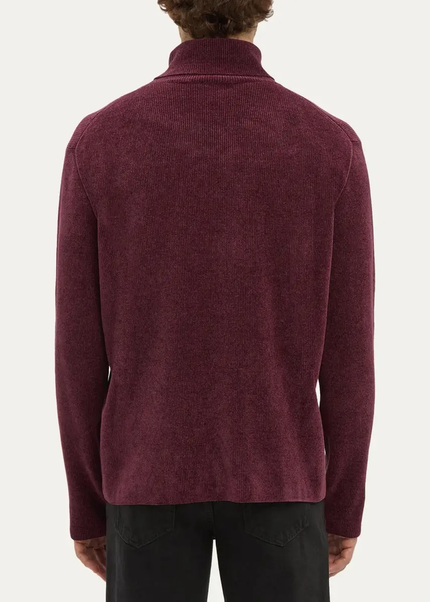 Gabriela Hearst Men's Almoner Silk Turtleneck Sweater | Thumbnail 3 Gabriela Hearst Men's Almoner Silk Turtleneck Sweater | Thumbnail 3