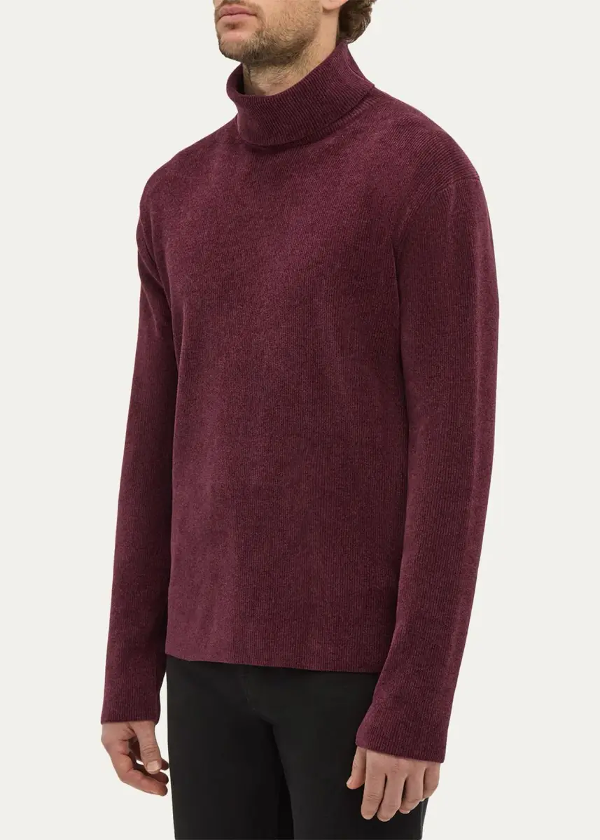 Gabriela Hearst Men's Almoner Silk Turtleneck Sweater | Thumbnail 4 Gabriela Hearst Men's Almoner Silk Turtleneck Sweater | Thumbnail 4