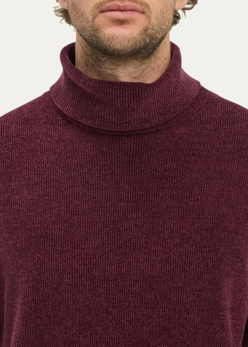 Gabriela Hearst Men's Almoner Silk Turtleneck Sweater | Thumbnail 5 Gabriela Hearst Men's Almoner Silk Turtleneck Sweater | Thumbnail 5