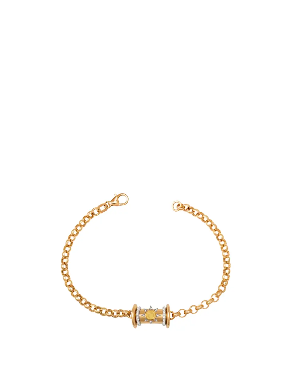 L’Atelier Nawbar 18K Star Seed Bracelet with Diamonds and Citrine | Thumbnail 2 L’Atelier Nawbar 18K Star Seed Bracelet with Diamonds and Citrine | Thumbnail 2