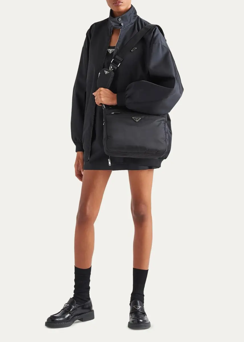 Prada Vela Re-Nylon Messenger Bag | Thumbnail 5 Prada Vela Re-Nylon Messenger Bag | Thumbnail 5