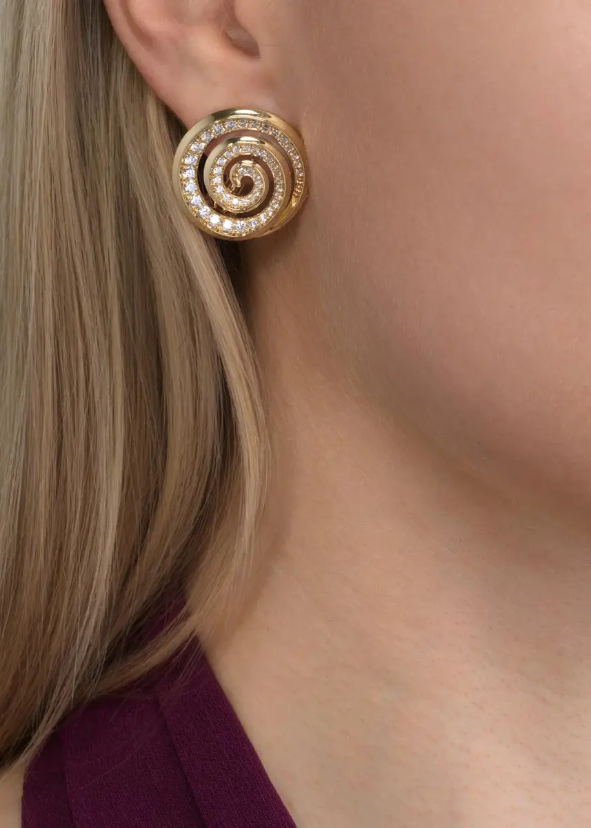 Emily P. Wheeler 18K Yellow Gold & 1.54 TCW Diamond Stud Earrings | Thumbnail 2 Emily P. Wheeler 18K Yellow Gold & 1.54 TCW Diamond Stud Earrings | Thumbnail 2