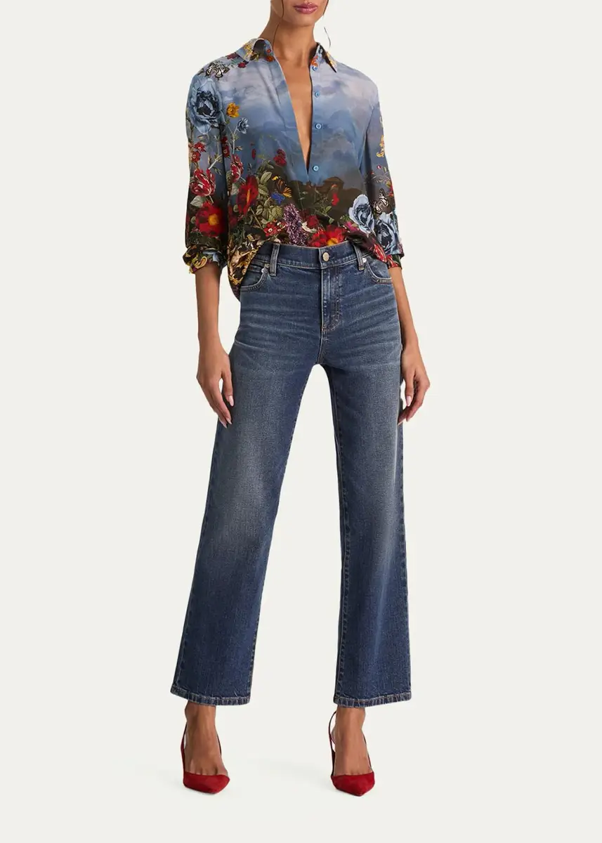 Alice + Olivia Willa Placket Top | Thumbnail 2 Alice + Olivia Willa Placket Top | Thumbnail 2