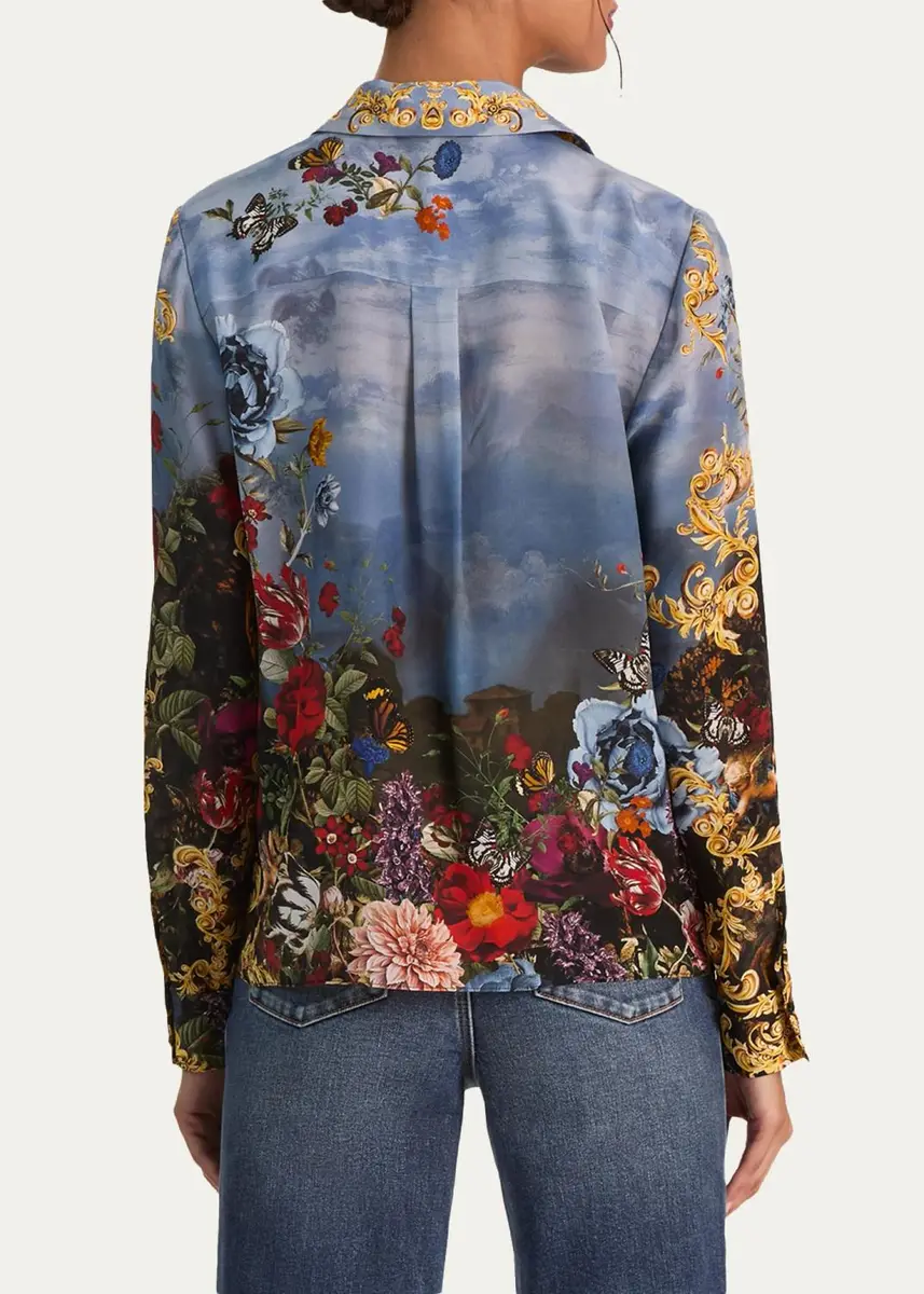 Alice + Olivia Willa Placket Top | Thumbnail 3 Alice + Olivia Willa Placket Top | Thumbnail 3