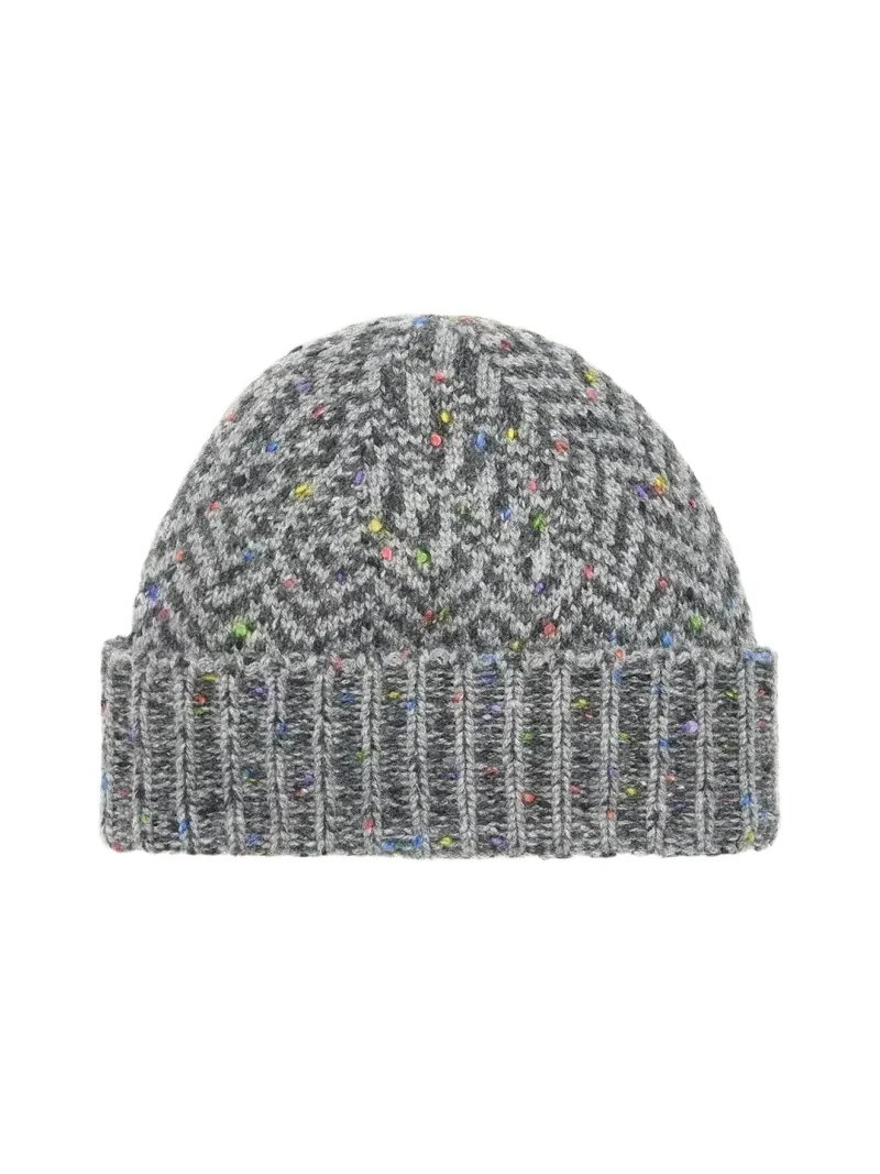 Gabriela Hearst Porta Zigzag Cashmere Beanie
