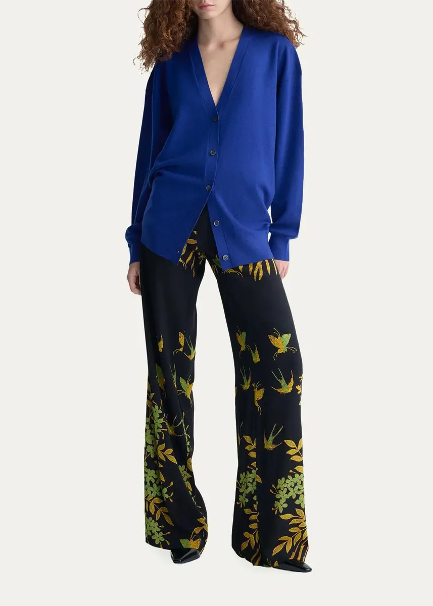 Diane von Furstenberg Murano Geometric Mixed Media Cardigan | Thumbnail 2 Diane von Furstenberg Murano Geometric Mixed Media Cardigan | Thumbnail 2