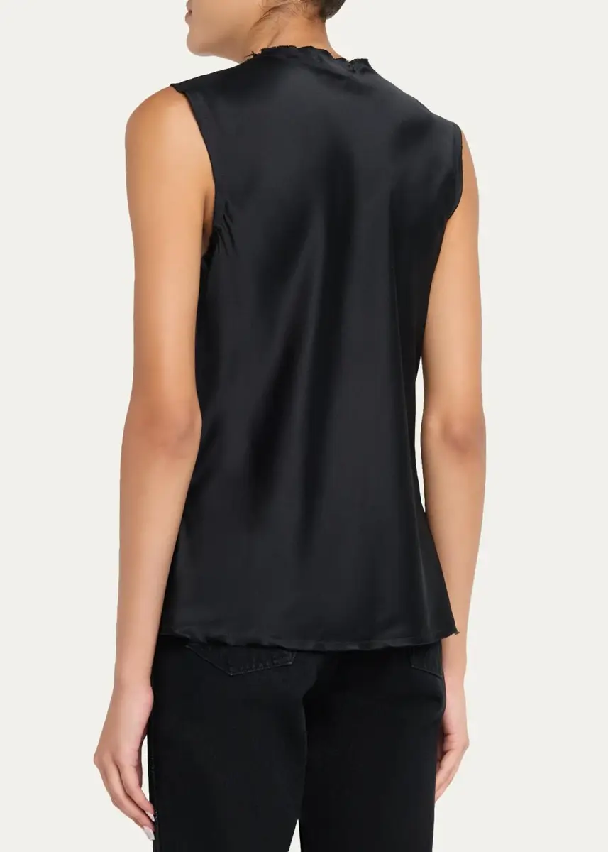 ALL THREE Carine Silk Sleeveless Top | Thumbnail 3 ALL THREE Carine Silk Sleeveless Top | Thumbnail 3