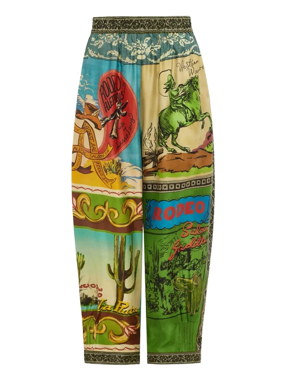 ALÉMAIS Ace Tapered Silk Pants