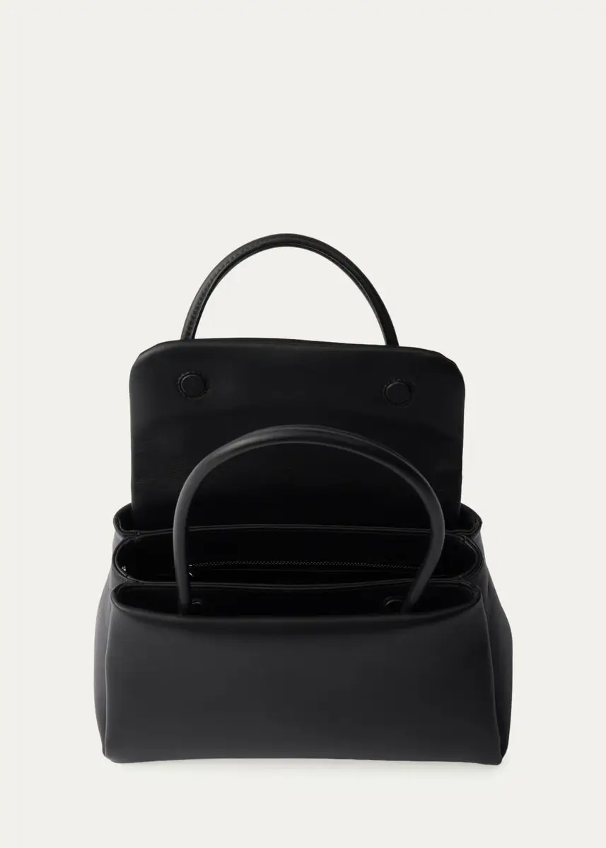 Prada Passage Small Leather & Re-Nylon Top-Handle Bag | Thumbnail 4 Prada Passage Small Leather & Re-Nylon Top-Handle Bag | Thumbnail 4