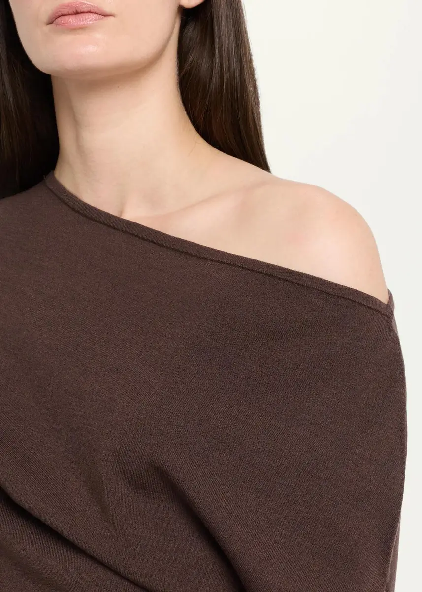 Simkhai Shania Asymmetric Wool Mini Dress | Thumbnail 5 Simkhai Shania Asymmetric Wool Mini Dress | Thumbnail 5