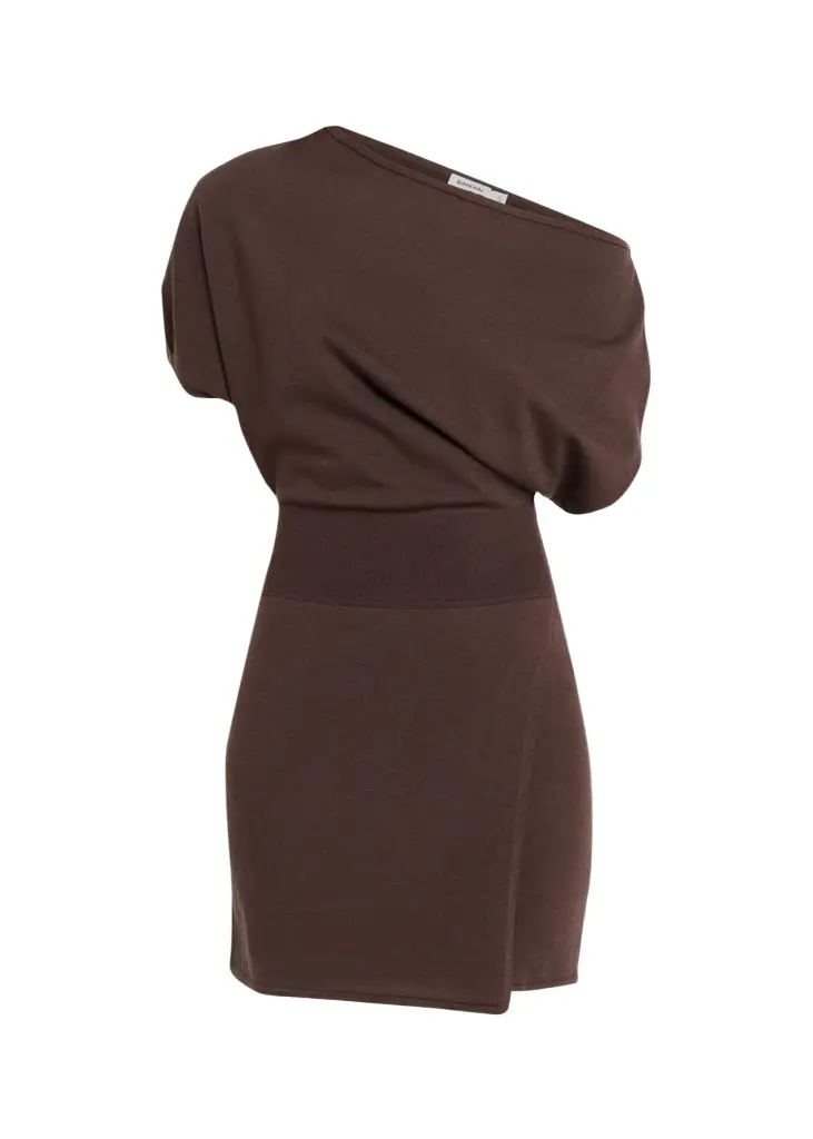 Shania Asymmetric Wool Mini Dress Shania Asymmetric Wool Mini Dress