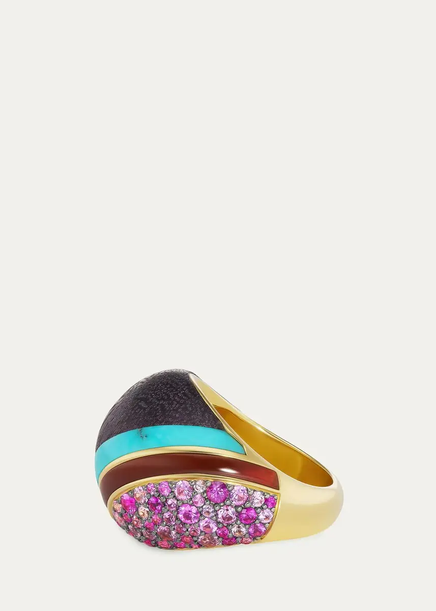 Emily P. Wheeler 18K Yellow Gold & Multi-Stone Ring | Thumbnail 3 Emily P. Wheeler 18K Yellow Gold & Multi-Stone Ring | Thumbnail 3