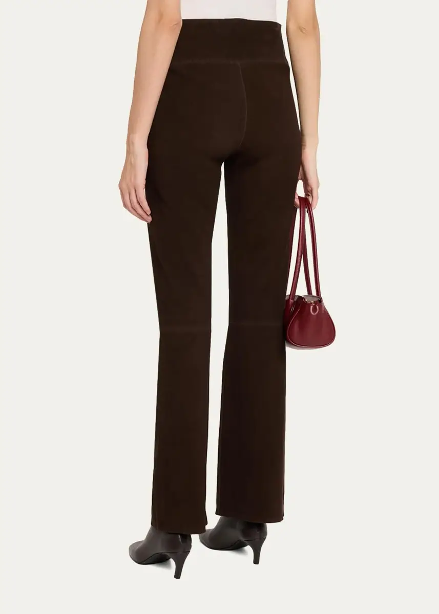 Kobi Halperin Madi Straight-Leg Suede Pants | Thumbnail 3 Kobi Halperin Madi Straight-Leg Suede Pants | Thumbnail 3