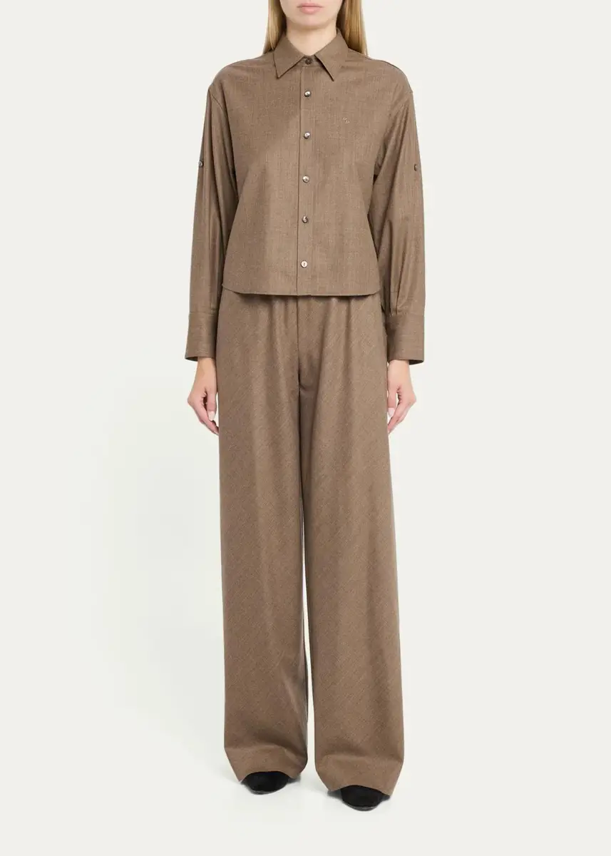 Maria McManus Stretch-Wool Shirt | Thumbnail 2 Maria McManus Stretch-Wool Shirt | Thumbnail 2