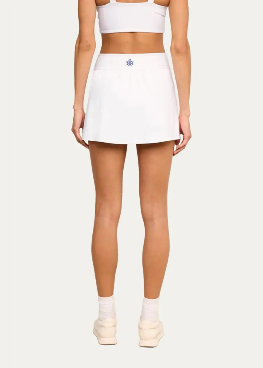 L'Agence Iga Tennis Wrap Mini Skirt | Thumbnail 3 L'Agence Iga Tennis Wrap Mini Skirt | Thumbnail 3