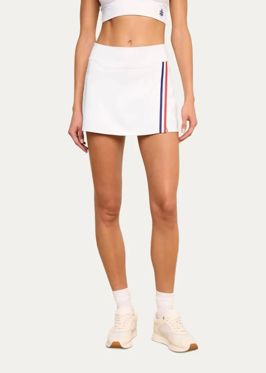 L'Agence Iga Tennis Wrap Mini Skirt | Thumbnail 4 L'Agence Iga Tennis Wrap Mini Skirt | Thumbnail 4