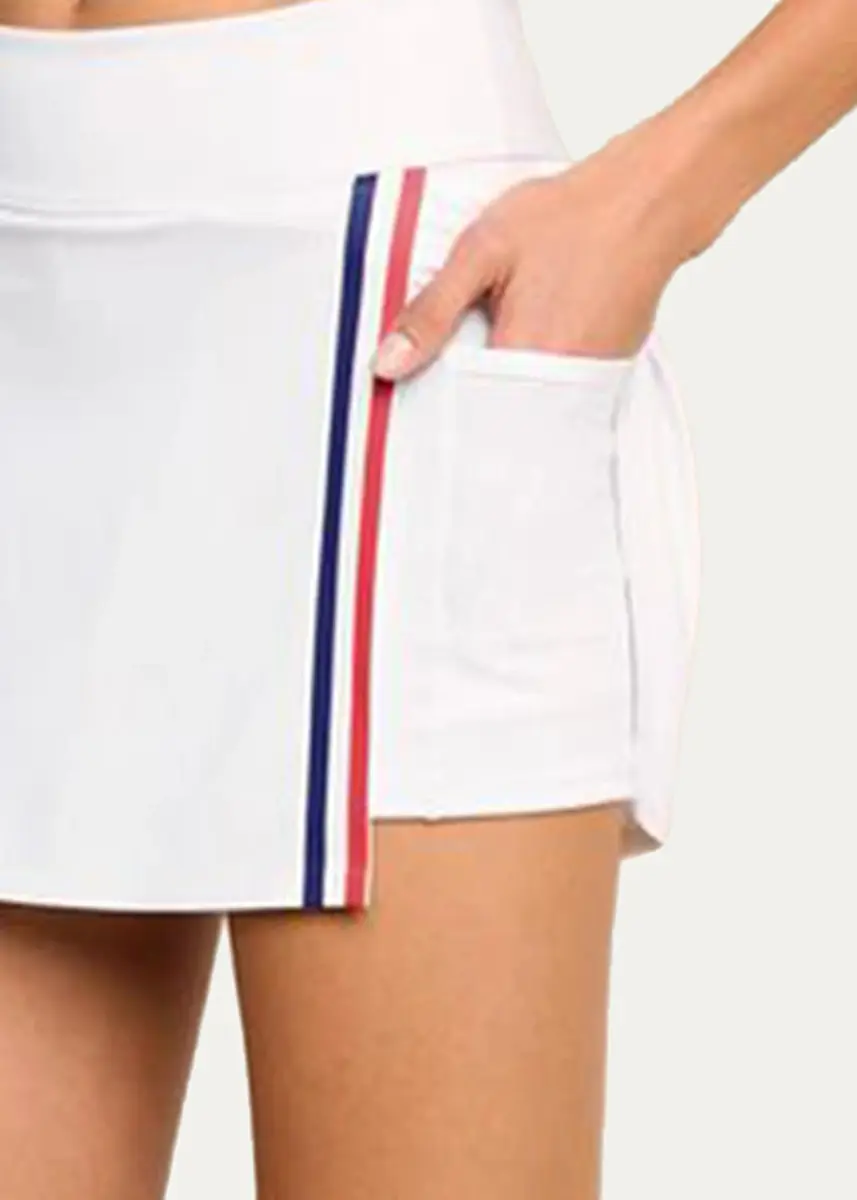 L'Agence Iga Tennis Wrap Mini Skirt | Thumbnail 5 L'Agence Iga Tennis Wrap Mini Skirt | Thumbnail 5