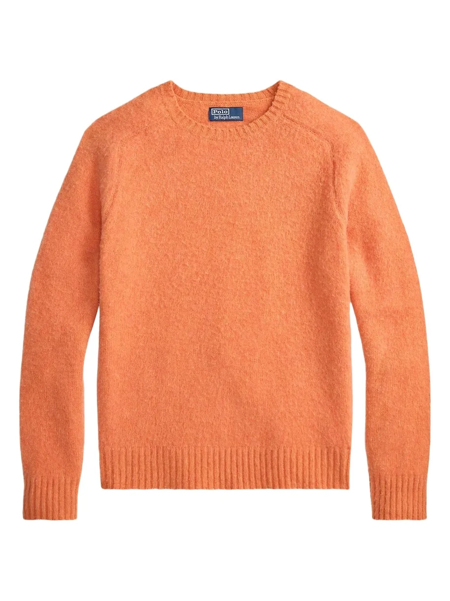 Men's Suede-Patch Wool-Cashmere Sweater Men's Suede-Patch Wool-Cashmere Sweater