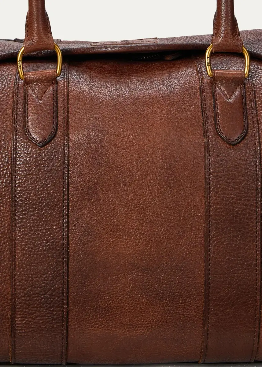 Polo Ralph Lauren Men's Heritage Leather Duffel Bag | Thumbnail 5