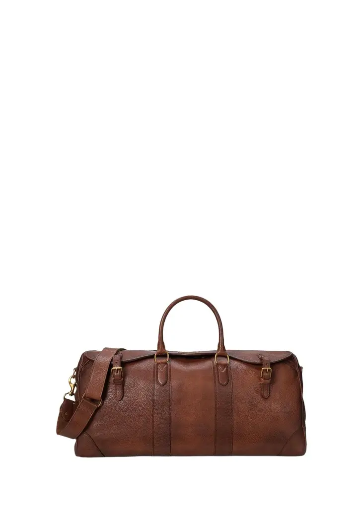 Polo Ralph Lauren Men's Heritage Leather Duffel Bag