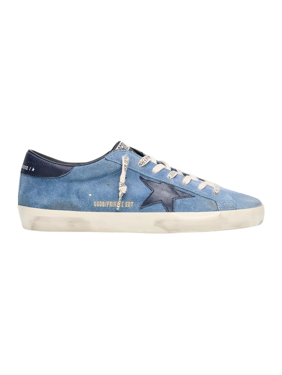 Golden Goose Men's Super-Star Suede Low-Top Sneakers