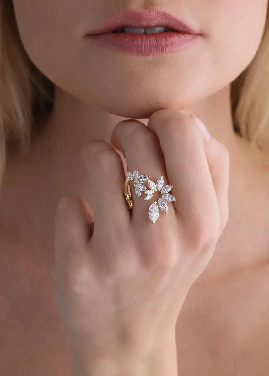 Emily P. Wheeler Arashi 18K Yellow Gold & 3.26 TCW Diamond Ring | Thumbnail 2
