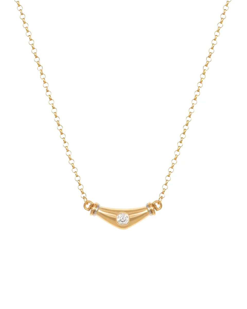 L’Atelier Nawbar 18K Round Diamond Karma Necklace | Thumbnail 2 L’Atelier Nawbar 18K Round Diamond Karma Necklace | Thumbnail 2