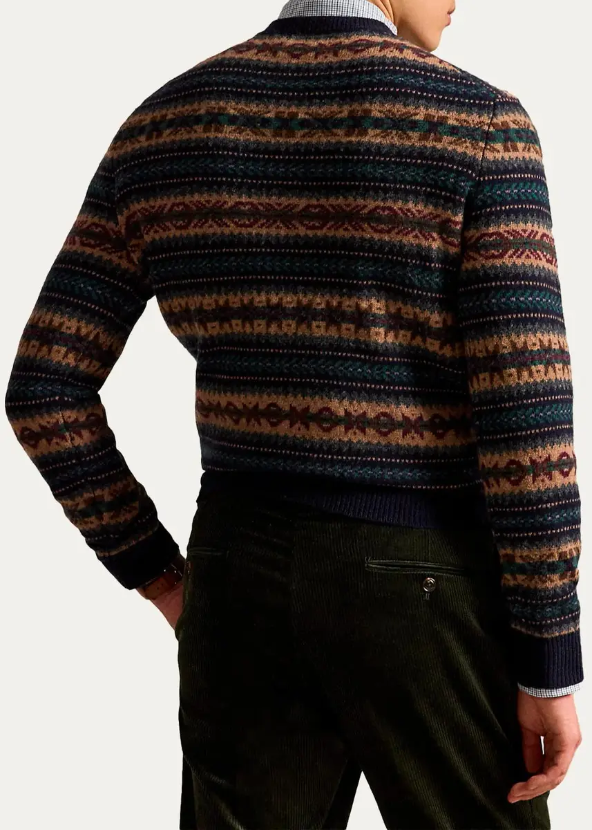Polo Ralph Lauren Men's Fair Isle Wool Sweater | Thumbnail 3 Polo Ralph Lauren Men's Fair Isle Wool Sweater | Thumbnail 3
