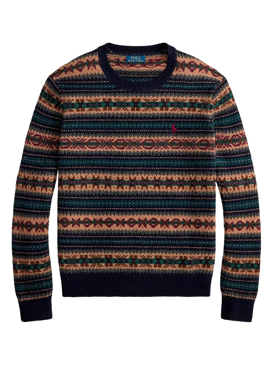 Men's Fair Isle Wool Sweater Men's Fair Isle Wool Sweater
