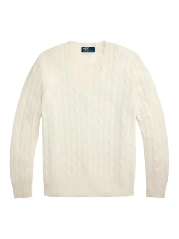 Polo Ralph Lauren Men's The Iconic Cable-Knit Cashmere Sweater
