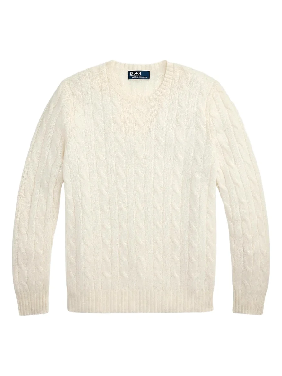 Men's The Iconic Cable-Knit Cashmere Sweater Men's The Iconic Cable-Knit Cashmere Sweater