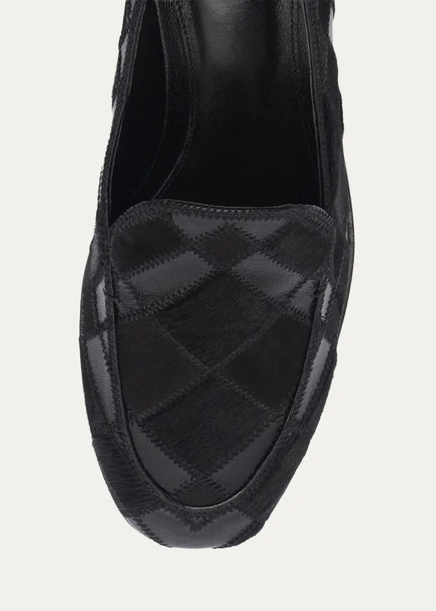 Alexandre Birman Annelise Patchwork Leather Loafers | Thumbnail 3 Alexandre Birman Annelise Patchwork Leather Loafers | Thumbnail 3