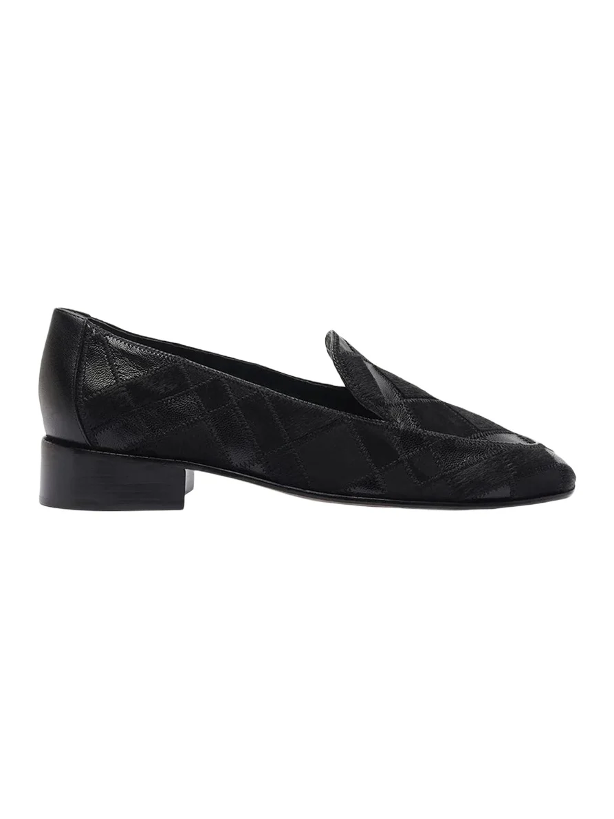 Annelise Patchwork Leather Loafers