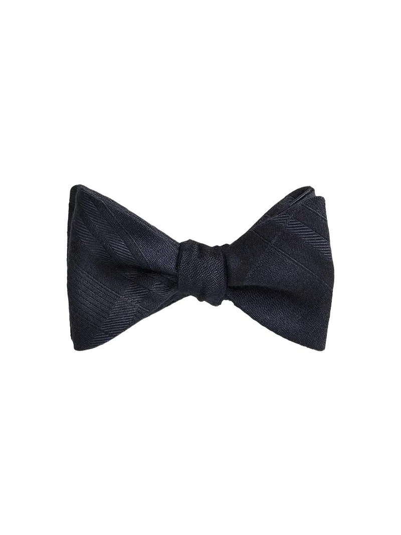 Ralph Lauren Purple Label Men's Plaid Silk-Cashmere Bow Tie