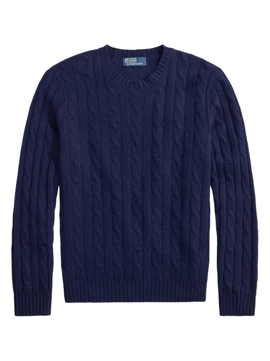 Men's The Iconic Cable-Knit Cashmere Sweater