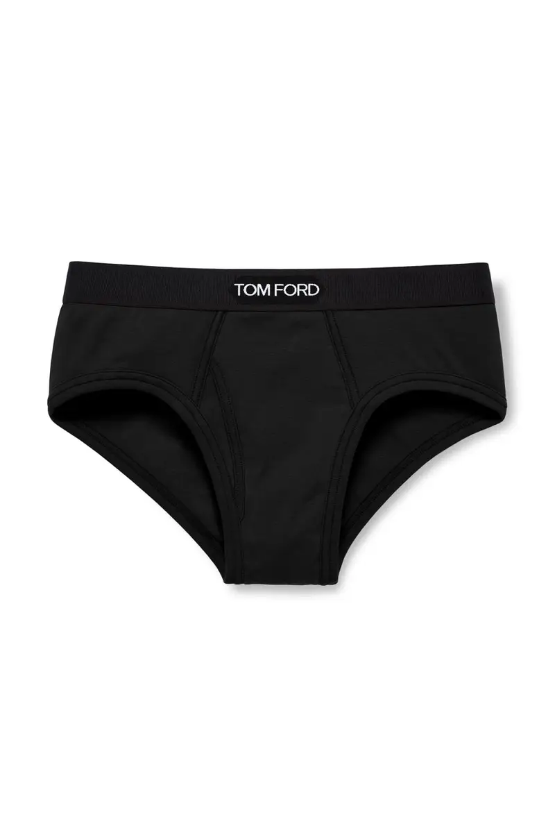 Tom Ford Men's Jacquard Logo Cotton Briefs | Thumbnail 5 Tom Ford Men's Jacquard Logo Cotton Briefs | Thumbnail 5