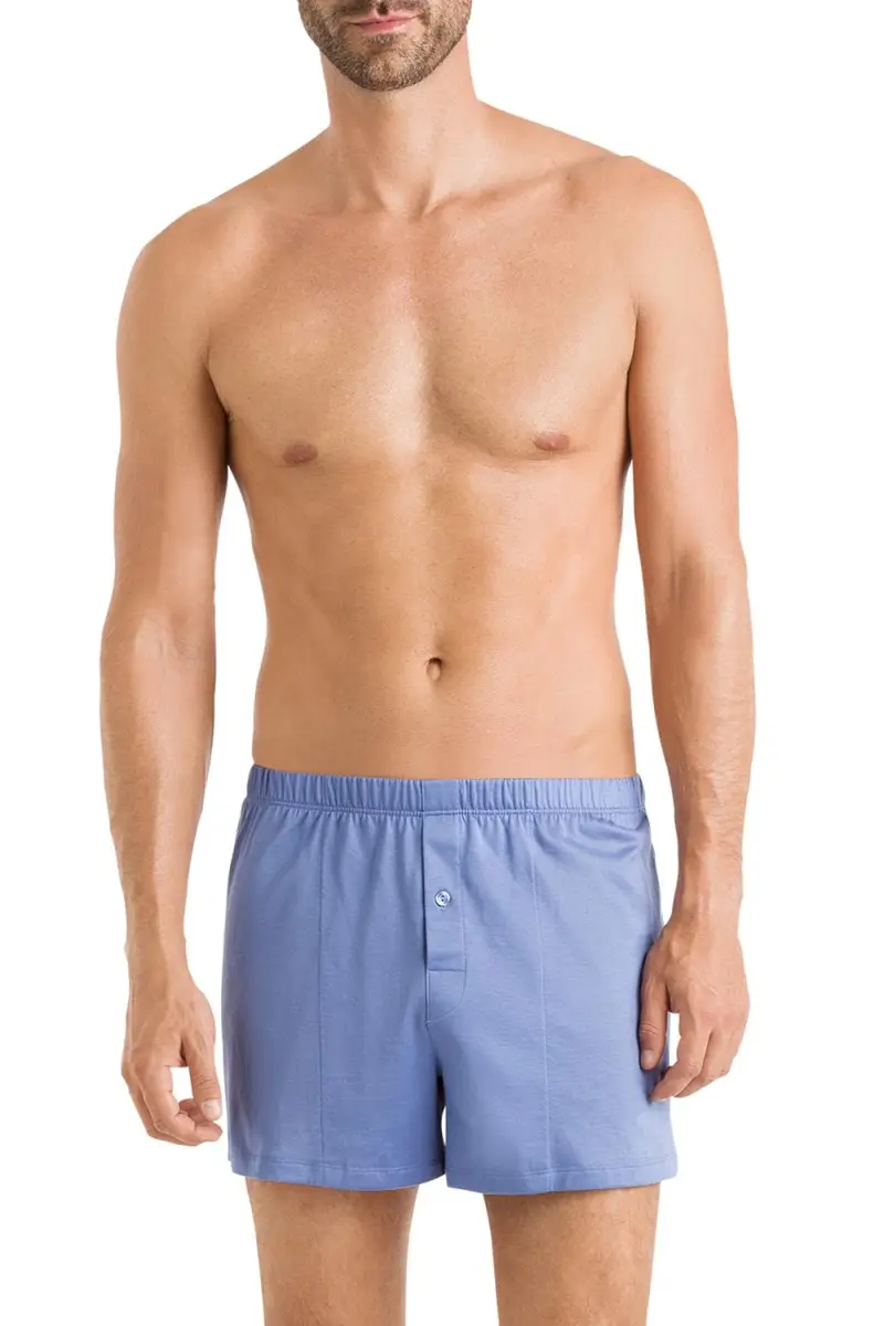 Hanro Men's Sporty Mercerized Cotton Boxers | Thumbnail 5 Hanro Men's Sporty Mercerized Cotton Boxers | Thumbnail 5