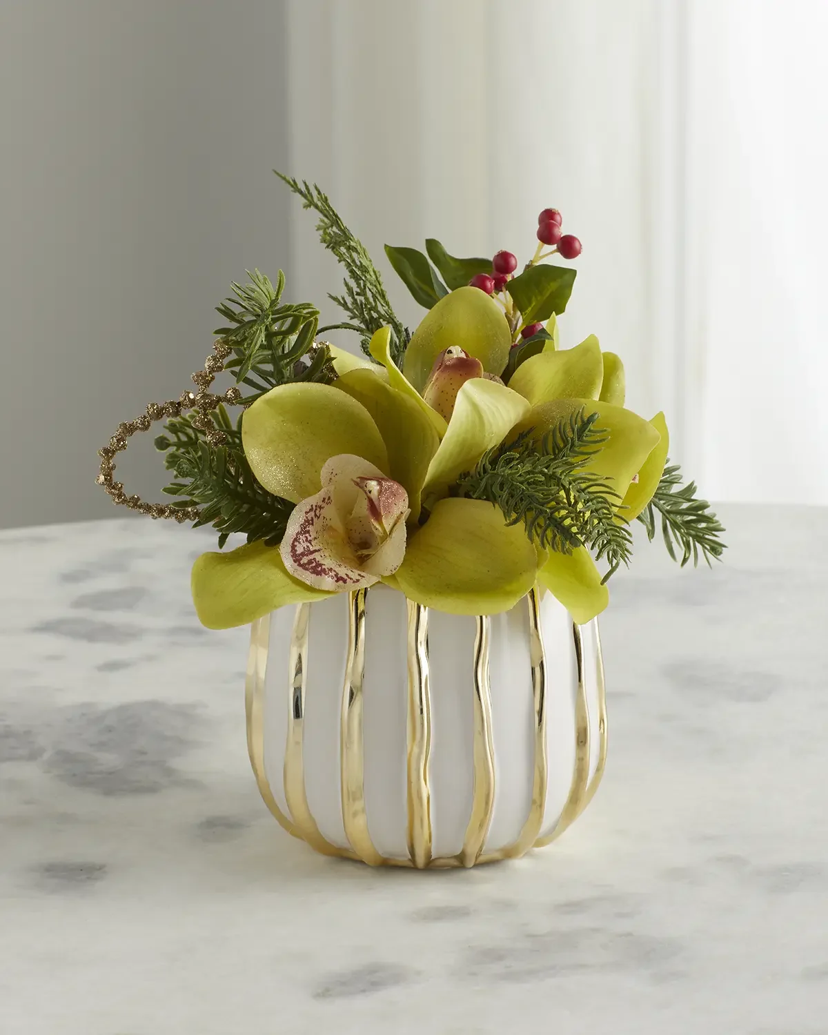 T & C Floral Company Pave Christmas Orchids