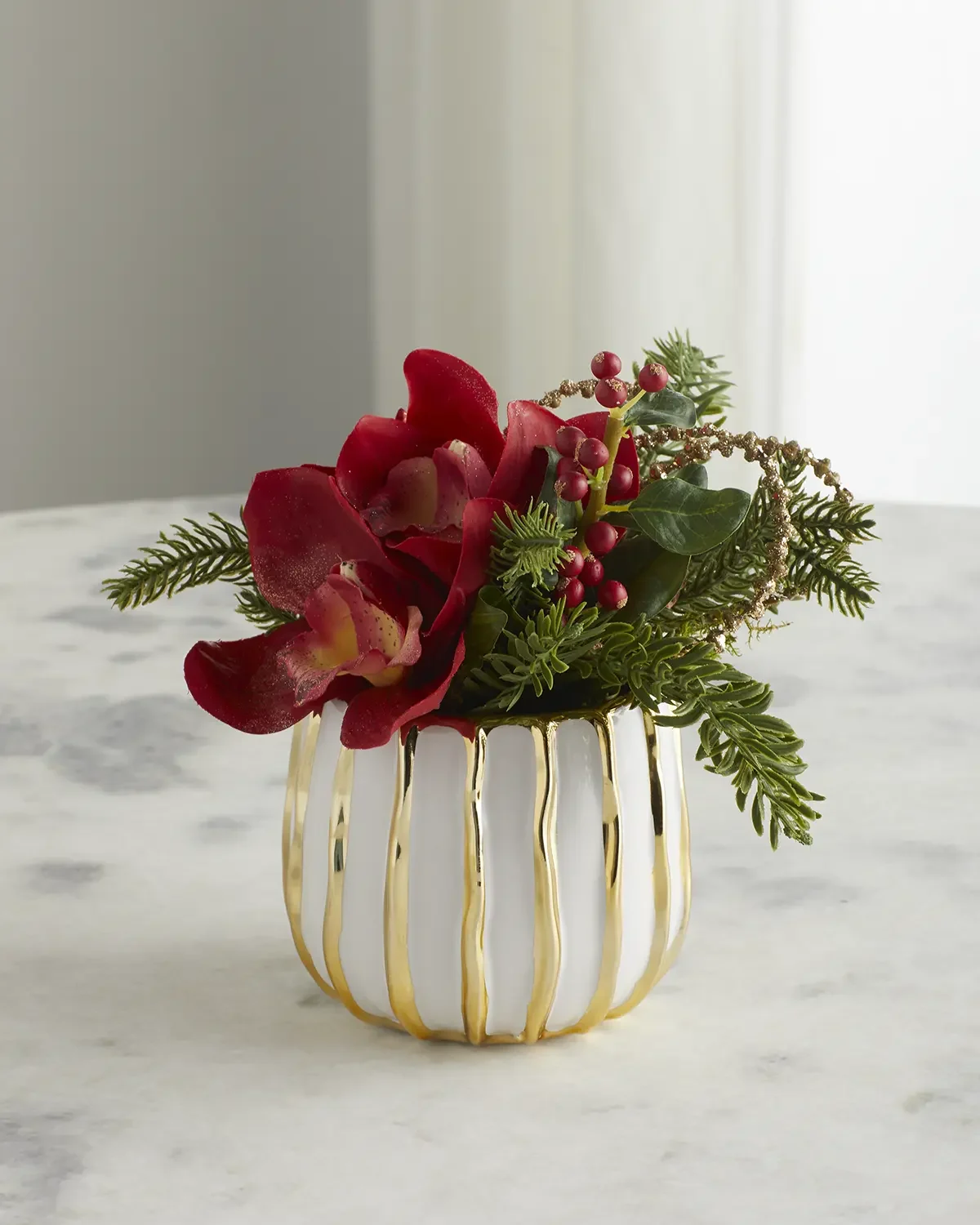 T & C Floral Company Pave Christmas Orchids