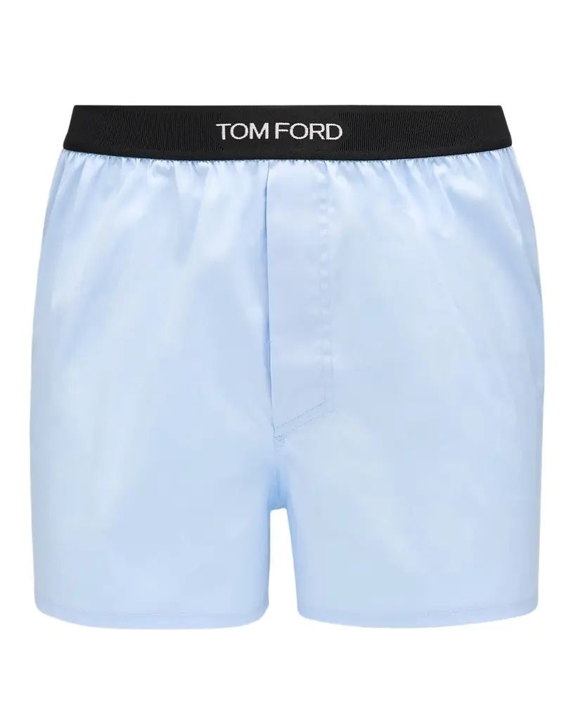 Tom Ford Men's Cotton Poplin Stretch Boxer Shorts