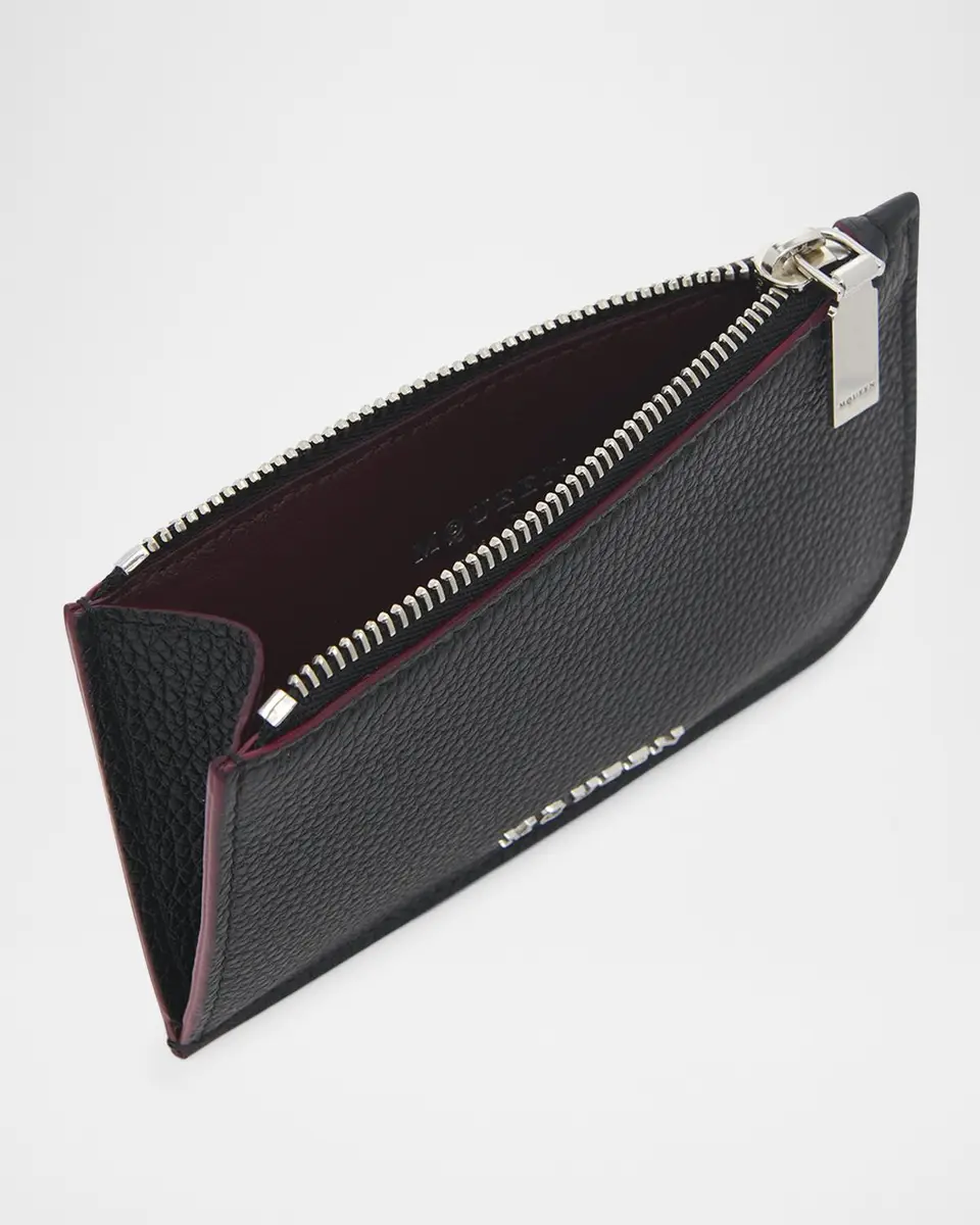 Alexander McQueen Men's Sling Zip Card Holder | Thumbnail 4