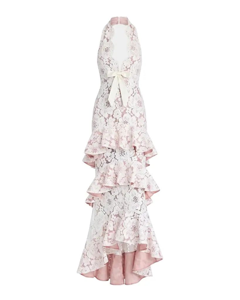 Senara Lace Halter Dress Senara Lace Halter Dress