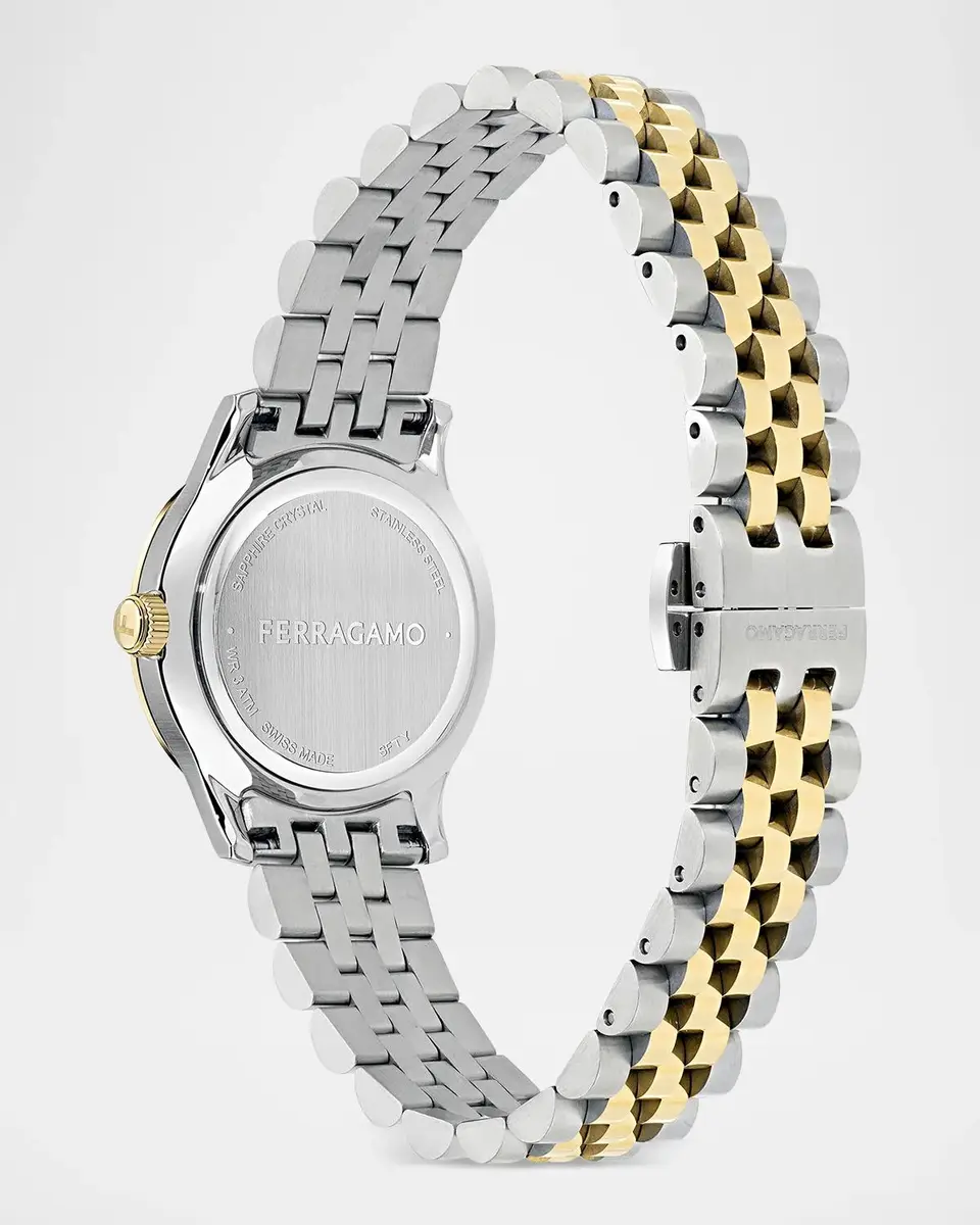 Ferragamo Two-Tone IP Yellow Gold & Stainless Steel 28MM Bracelet Watch | Thumbnail 3 Ferragamo Two-Tone IP Yellow Gold & Stainless Steel 28MM Bracelet Watch | Thumbnail 3