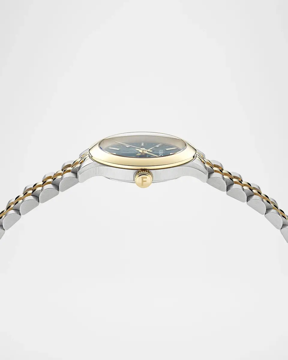 Ferragamo Two-Tone IP Yellow Gold & Stainless Steel 28MM Bracelet Watch | Thumbnail 4 Ferragamo Two-Tone IP Yellow Gold & Stainless Steel 28MM Bracelet Watch | Thumbnail 4